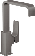 Смеситель Hansgrohe Metropol 32511340 для раковины, графит матовый