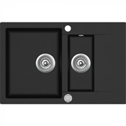 Кухонная мойка Teka Clivo 60 B-TQ (40148020) черный металлик