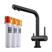Смеситель для мойки Omoikiri Nagano-GM + Pure drop Lite