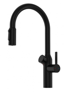 Смеситель кухонный с дозатором Oulin OL - 8018 Black