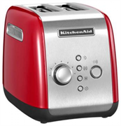 Тостер KitchenAid 5KMT221EER, красный/серебристый
