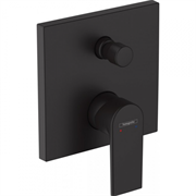 Смеситель Hansgrohe Vernis Shape 71468670 для ванны и душа, черный матовый
