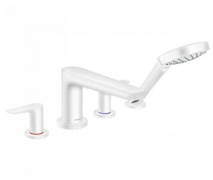Смеситель Hansgrohe Talis E 71748700 для ванны, белый матовый