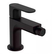 Смеситель Hansgrohe Rebris 72210670 S для биде, с набором для слива, черный матовый