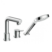 Смеситель Hansgrohe Talis S 72417000 на борт ванны, на 3 отверстия, хром