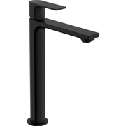 Смеситель для раковины Hansgrohe Rebris 72581670 E, с донным клапаном, черный матовый