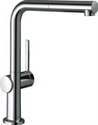 Смеситель Hansgrohe Talis 210 M54, для кухонной мойки, с вытяжным изливом, хром, 72808000
