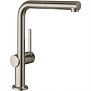 Смеситель Hansgrohe Talis 210 M54, для кухонной мойки, с вытяжным изливом, под сталь, 2808800