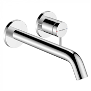 Смеситель встраиваемый для раковины Hansgrohe Tecturis S 73351000, с донным клапаном, цвет хром глянец