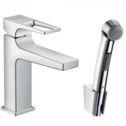 Смеситель для биде Hansgrohe Metropol 74522000 c гигиеническим душем