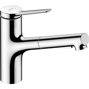 Смеситель Hansgrohe Zesis, lite 74803000, для кухонной мойки, с вытяжным изливом, цвет хром