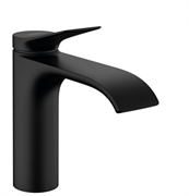 Смеситель для раковины Hansgrohe Vivenis 75022670, без донного клапана, черный матовый