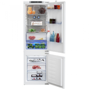 Двухкамерный холодильник встраиваемый Beko BCNA275E3S, белый