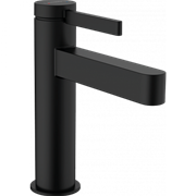 Смеситель для раковины Hansgrohe Finoris 76020670, с донным клапаном, чёрный матовый