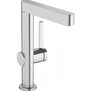 Смеситель для раковины Hansgrohe Finoris 76060000, с донным клапаном Push-Open, хром глянцевый