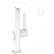 Смеситель для раковины Hansgrohe Finoris 76060700, с донным клапаном Push-Open, белый матовый