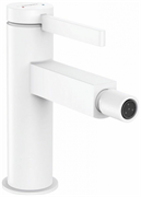 Смеситель для биде Hansgrohe Finoris 76200700, со сливным клапаном Push-Open, матовый белый