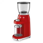 Кофемолка SMEG CGF11RDEU красный