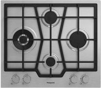 Варочная панель газовая Hotpoint HGMT 643 W IX, нержавеющая сталь