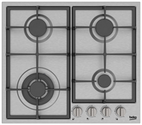 Встраиваемая газовая варочная панель Beko HIYG64225SXO