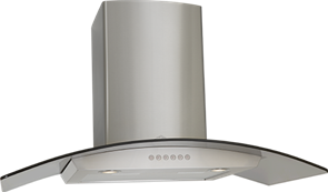 Вытяжка каминная Elikor Аметист S4 90Н-700-Э4Д,  нержавеющая сталь/тонированное стекло,  кнопочное управление [940698]