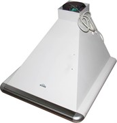 Каминная вытяжка Elikor Сатурн 50П-180-В1Л белый/нержавеющая сталь