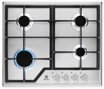 Варочная панель газовая Electrolux EGS6426SX серебристый