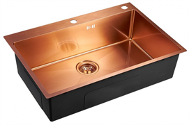 Emar EMB-125A PVD Nano Coppery, мойка, нержавеющая сталь, медь