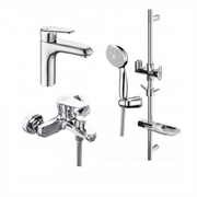 Комплект смесителей Lemark Point LM0380C, хром