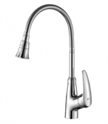 Смеситель для кухни Lemark Linara LM0413C, излив гибкий