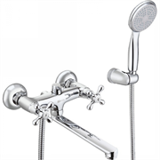 Смеситель Lemark Standard LM2113C, для ванны и душа, с душевым гарнитуром, хром