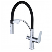 Смеситель Lemark Comfort LM3074C, для кухни с подключением к фильтру с питьевой водой, хром