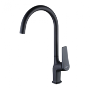 Смеситель Lemark Bronx LM3705BL, для кухни, черный