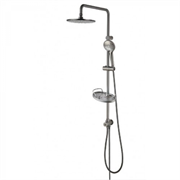 Душевая система Lemark Bronx LM3788GM, без смесителя, графит