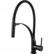 Смеситель Lemark Soul LM6007BL, для кухонной мойки, черный матовый
