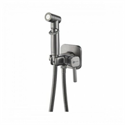 Гигиенический душ Lemark Solo LM7165GM, со смесителем, графит