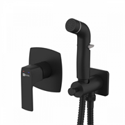 Гигиенический душ Lemark Ursus LM7219BL со смесителем, чёрный
