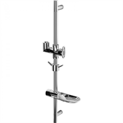 Стойка для душа с мыльницей Lemark, хром, LM8062C