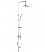 Душевой гарнитур Lemark LM8806C с верхним душем, 2 режима струи