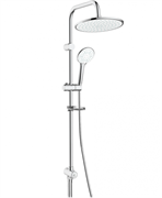 Душевой гарнитур Lemark LM8809C c верхним душем 25.6 см, хром, 3 режима струи