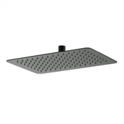 Верхний душ Lemark, 30 х 20 см, без держателя, графит, LM9490GM