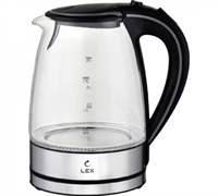 Чайник электрический LEX LX 3004-1, 2200Вт, черный