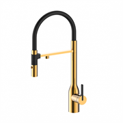 Смеситель для кухонной мойки Paulmark Magneto One Ma213188-BG, с подключением к фильтру, нержавеющая сталь