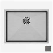 Кухонная мойка Paulmark NEXT-580 вороненная сталь (PM215844-GM)