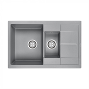 Кухонная мойка Paulmark Feste PM237850-GRM серый металлик