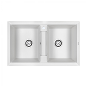 Кухонная мойка Paulmark TANDEM 80/2 PM238150-WH белый
