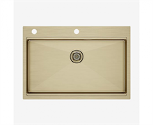 Мойка Paulmark VAST-PRO PM707551-BG брашированное золото