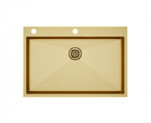 Мойка Paulmark VAST-EDGE PM777551-BG брашированное золото
