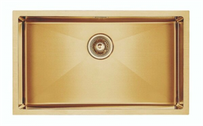 Кухонная мойка Paulmark KOHER PM807444-BG брашированное золото