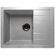 GranFest QUADRO GF-Q-650 L, мойка, мрамор, серый
